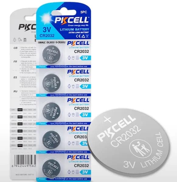 PKCELL Батарейка CR2032, 5 шт