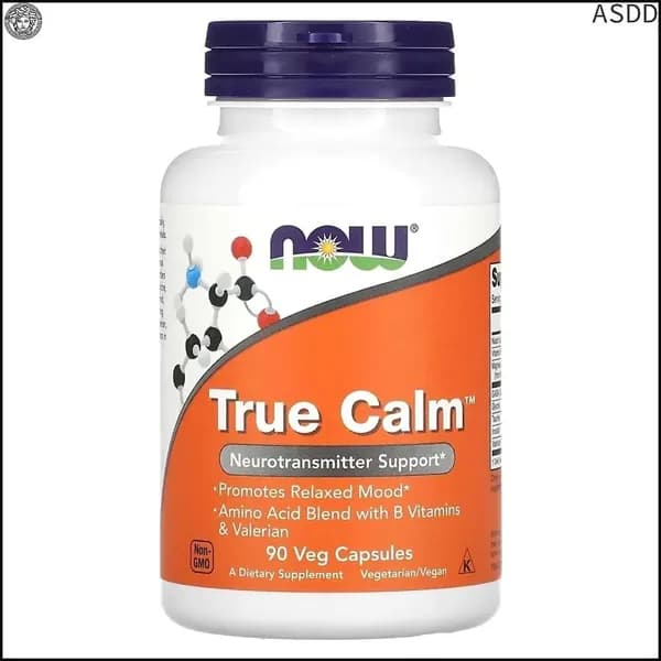 NOW Foods, True Calm, 90 растительных капсул ASDD