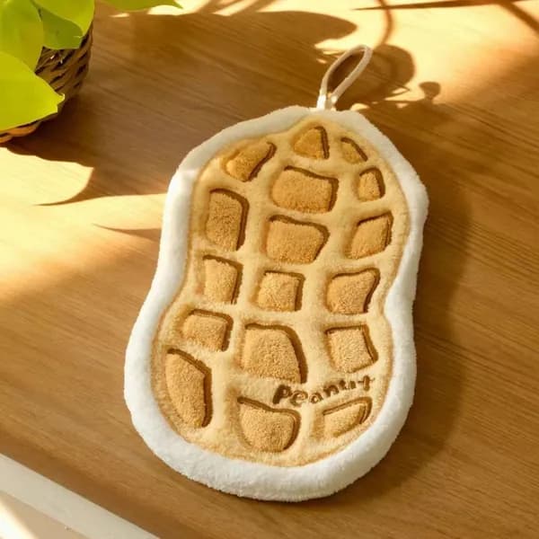 Полотенце для лица, рук 20x20 см, коричневый, 1 шт