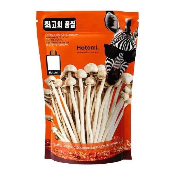 Грибы эноки с кунжутом Hotomi 250г