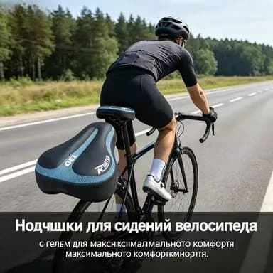 3D силиконовая накладкачехол на велосипедное седло, мягкая амортизирующая