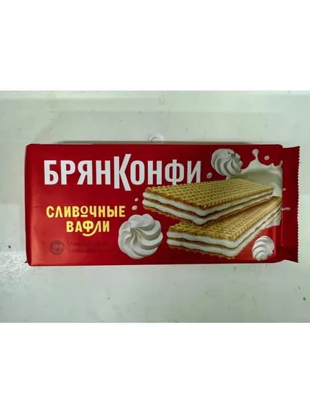 БРЯНКОНФИ Вафли СЛИВОЧНЫЕ тонкие 190гр