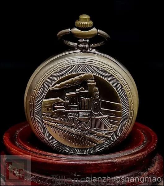 Ретро-часы с двойным открыванием, автоматические механические карманные часы