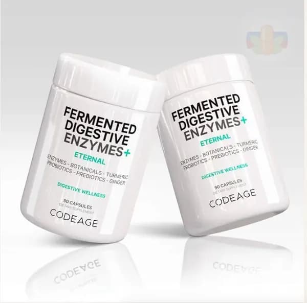 Codeage, Fermented Digestive Enzymes+, Ферментированные пищеварительные ферменты, 90 капсул