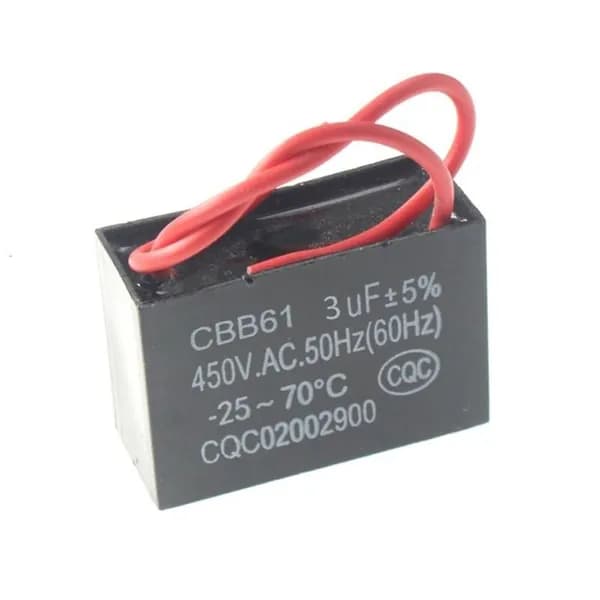 Конденсатор CBB61 450В 1-20мкФ, 3UF