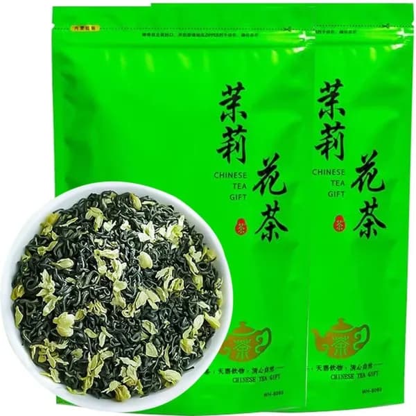 Аутентичный жасминовый чай Guangxi Hengxian, зеленый чай с сильным ароматом, устойчивый к завариванию, рассыпной чай