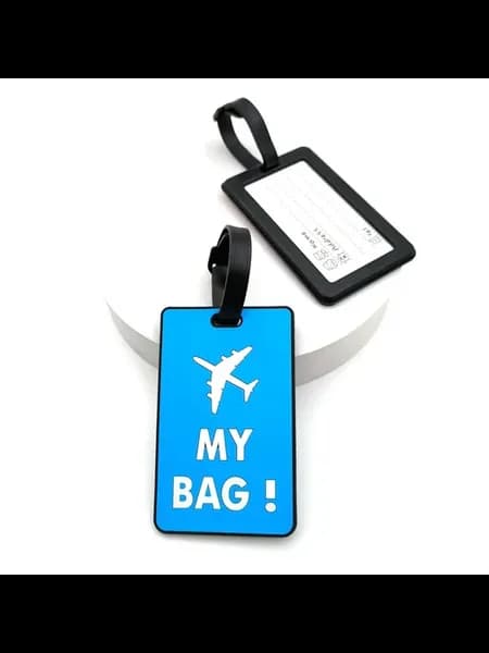 Багажная бирка "My Bag!" голубая, дорожный аксессуар
