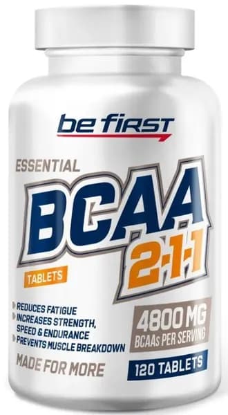 Аминокислоты Be First BCAA БЦАА 2:1:1 120 таблеток