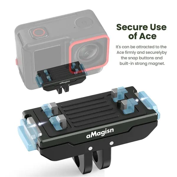 Магнитный кронштейн AMAGISN для Insta360 AceAce Pro Quick Release