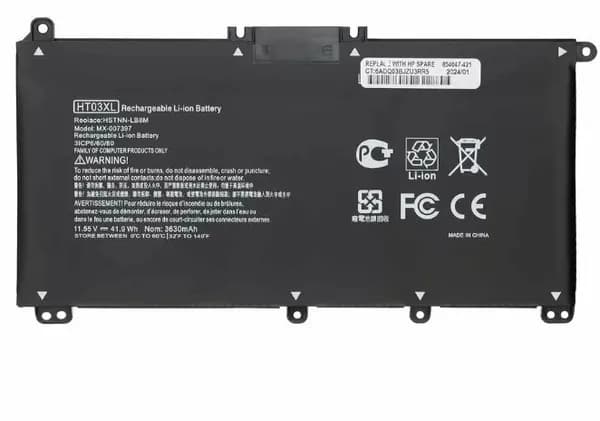 Аккумулятор HT03XL для HP ProBook 250 G7, 255 G7, L11119-855, Pavilion 15-cs (41.9Wh, 11.55V)