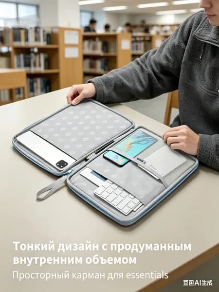 Лёгкая компактная чехол-сумка 11", водонепроницаемая надежная защита