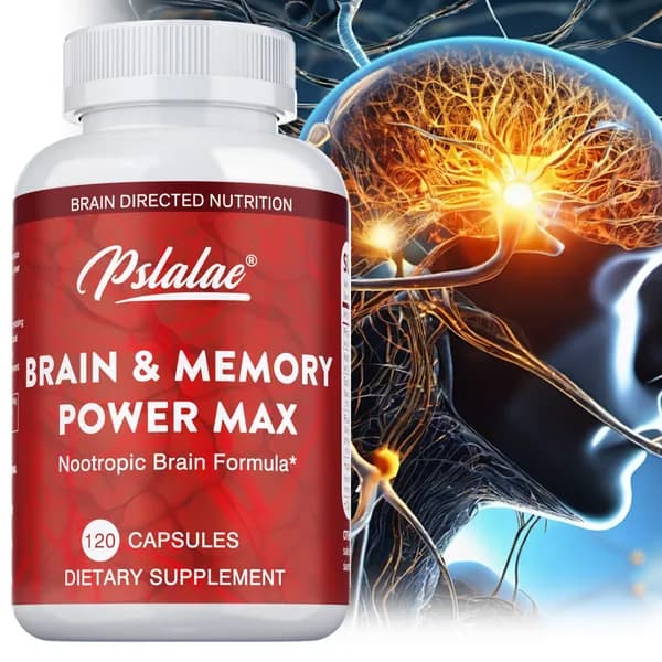 Капсулы Pslalae Brain Power-содержат чистый экстракт гинкго билоба и гуперзин А-помогают улучшить концентрацию внимания и память
