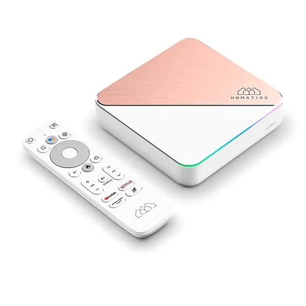 Homatics Медиаплеер Android, 4 ГБ/32 ГБ, Bluetooth, Wi-Fi, белый, розовый