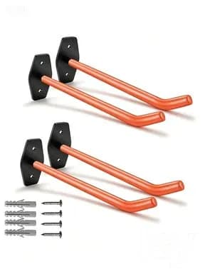 4PCS крюки для крепления шин на стену для организации хранения с грузоподъемной функцией