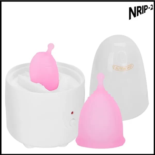 Менструальная чаша Стерилизатор + менструальная чаша pink S+S