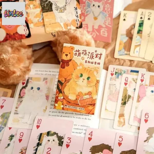 Игральные карты "Милые питомцы" с кошками и собаками