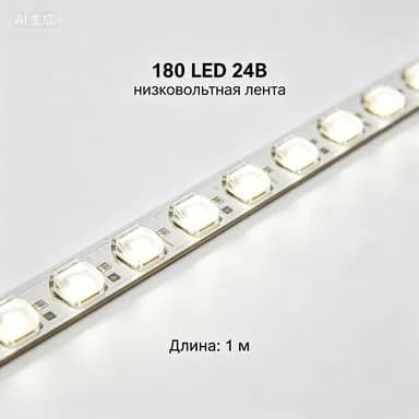 Светодиодная лента 12 Вт, IP21, Холодный белый, 1 шт