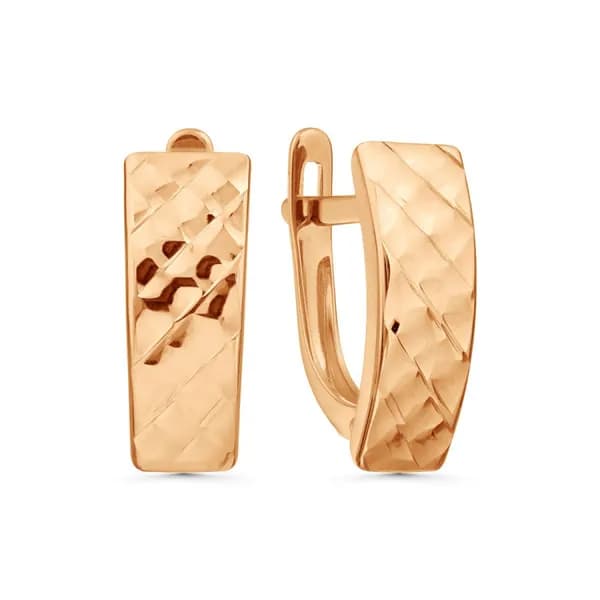 Золотые серьги 585, женские