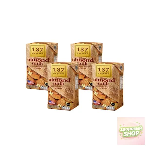 137 Degrees Миндальный молочный нектар 180 мл*4