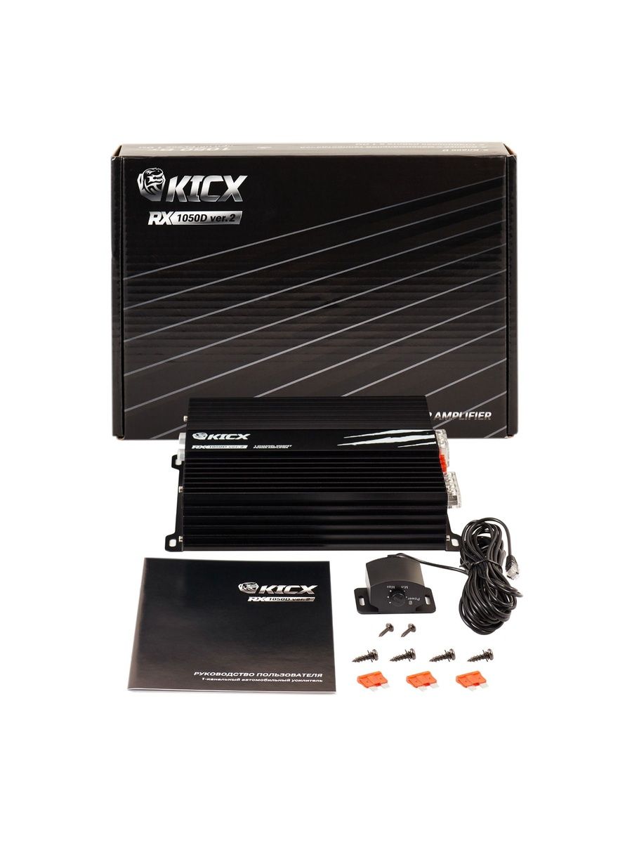 Автомобильный усилитель 1 канал KICX RX 1050D ver.2