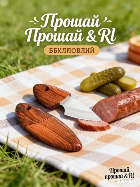 Нож для масла 1 предм. малиновый
