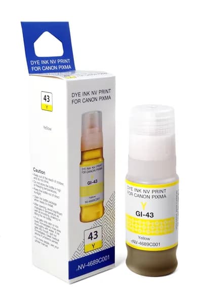 Чернила NV Print GI-43 Y (NV-4689C001) для Canon Pixma G540, G640 (70 мл) Yellow (в коробке) совместимые