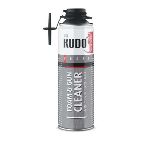 Очиститель KUDO "Foam & Gun", для монтажной пены, 650 мл (KUPP06C)