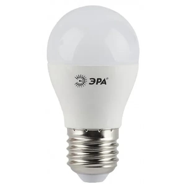 Эра Б0028488 Лампочка светодиодная STD LED P45 - 5W - 840 - E27 E27 Е27 5Вт шар нейтральный белый свет