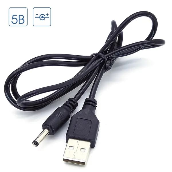 Кабель питания USB - DC 3.5x0.8мм 1 метр