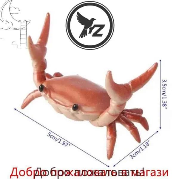 Креативный держатель для ручки в виде краба