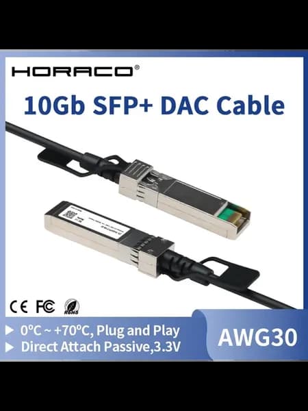 Кабель 10G SFP+ медный пассивный 0.5M AWG30