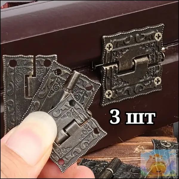 Набор петель, аксессуары для деревянных коробок ручной работы, 3/6/9/12 шт
