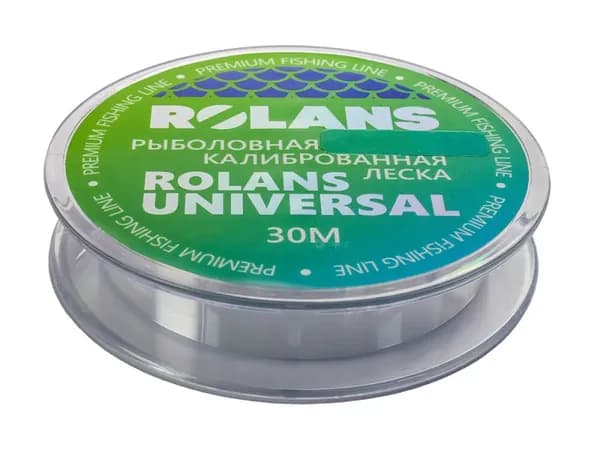 Леска ROLANS Universal 30 метров (ROL-NY-UN-30-0.18 (30 м 0,18мм) )