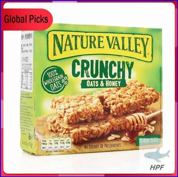 Премиумбатончики овсяные Nature Valley, ассорти, 210 граммов