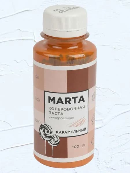 Колер MARTA №23 универсальный, Карамельный, 100 мл, высококонцентрированный, матовый