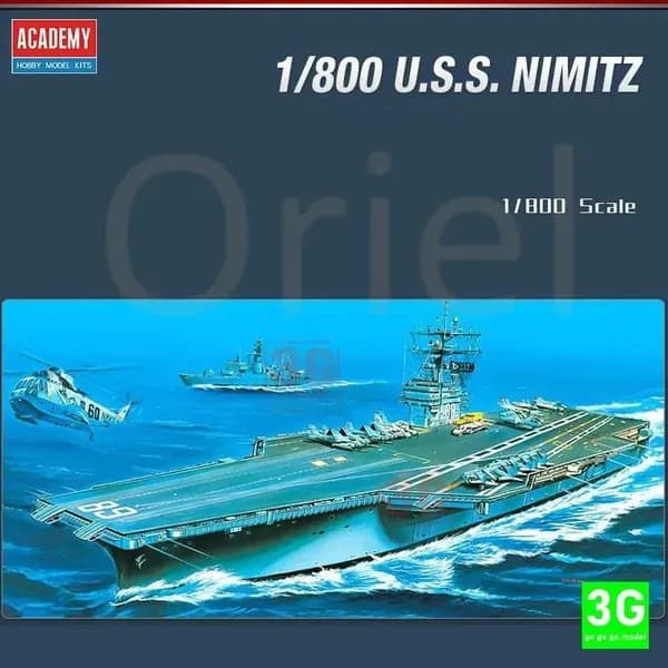 ACADEMY 14213 1/800 Сборочная модель авианосца "Нимиц"