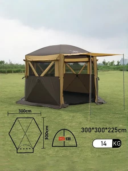 Туристический шатер MIMIR2905-S (1 Вход), 300*300*225см