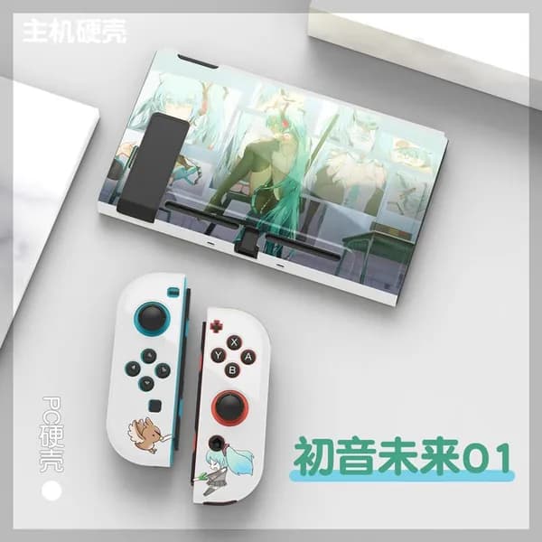 Чехол для Switch OLED One Piece с жестким корпусом, окрашенный узор, защитный , разделенный жесткий корпус