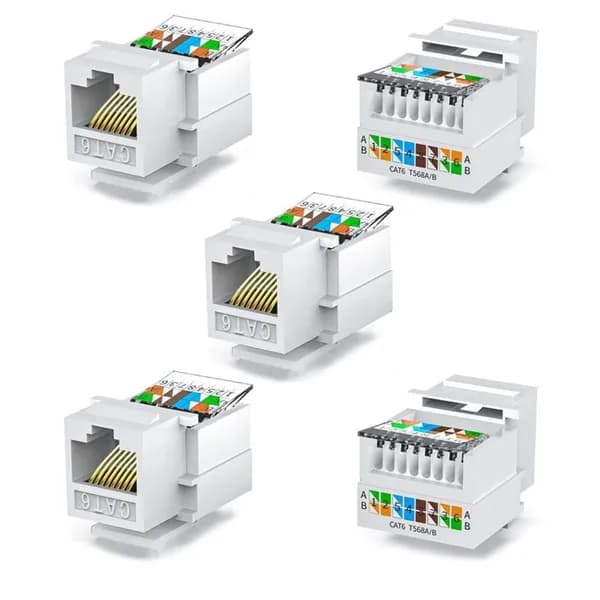 5 шт. CAT6 UTP RJ45 Кейстоун Джек