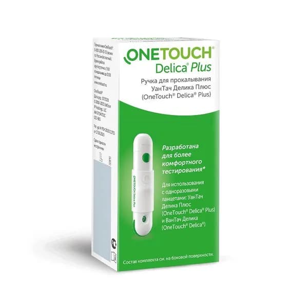 OneTouch Delica Plus Ручка для прокалывания пальца 1 шт