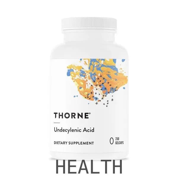 Ундециленовая кислота, Undecylenic Acid (Formula SF722), Thorne Research, 250 капсул ZARA