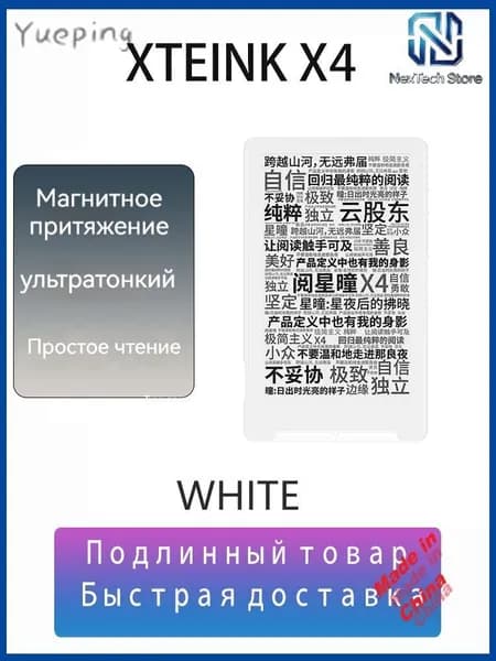 4.3" Электронная книга XTEINK X4, белый