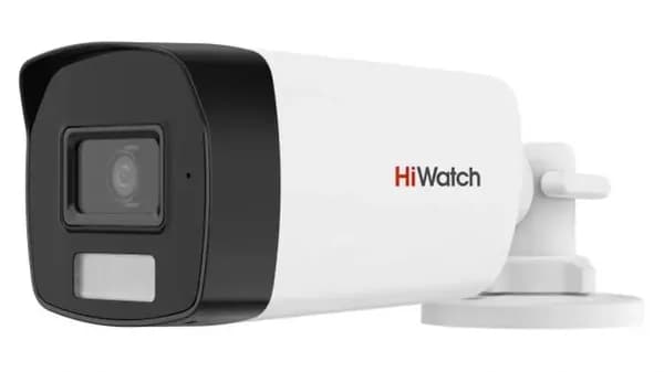 DS-T220A(2.8mm) Hikvision 2Мп уличная цилиндрическая HD-TVI камера с гибридной подсветкой EXIR/LED до 40м и встроенным микрофоном