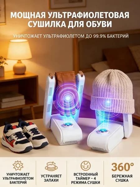Сушилки для обуви электрические с ультрафиолетом