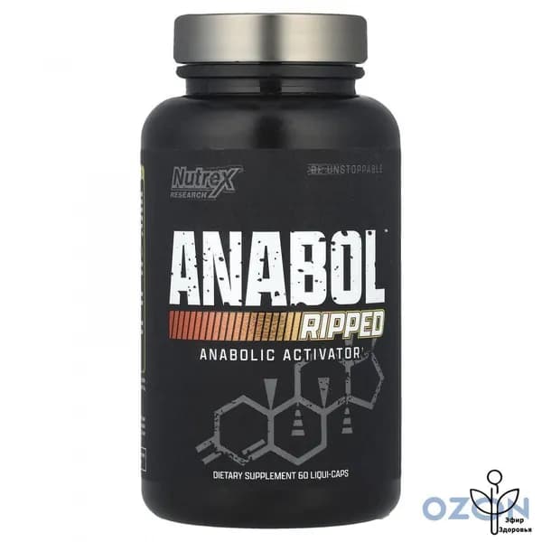 Пищевая добавка Research Anabol Ripped, для наращивания мышц, 60 капсул