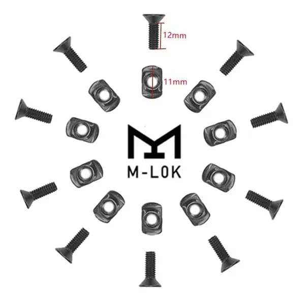 Набор гаек и болтов M-Lok / 10 шт