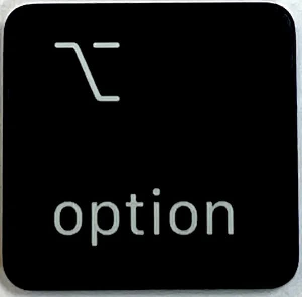 Кнопка клавиша Option правая Macbook Air, Pro M1 2019-2022