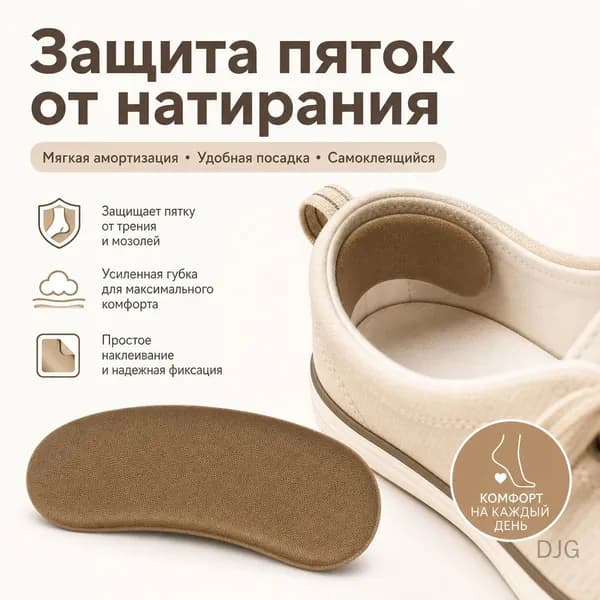 Наклейки противоскользящие на подошву 2 шт