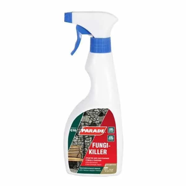 Средство для уничтожения грибка PARADE G10 Fungikiller/ Фунгикиллер Бесцветный 0,5л