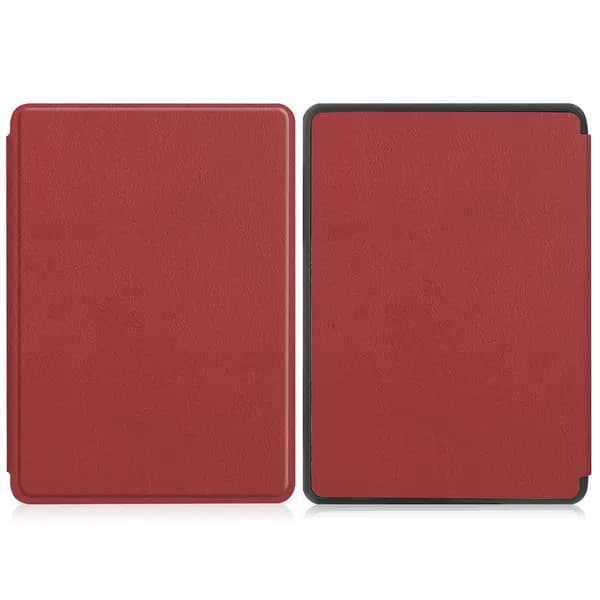 Чехол для Kindle Paperwhite 12 и Colorsoft Signature Edition 2024, бархатный, магнитный, винный